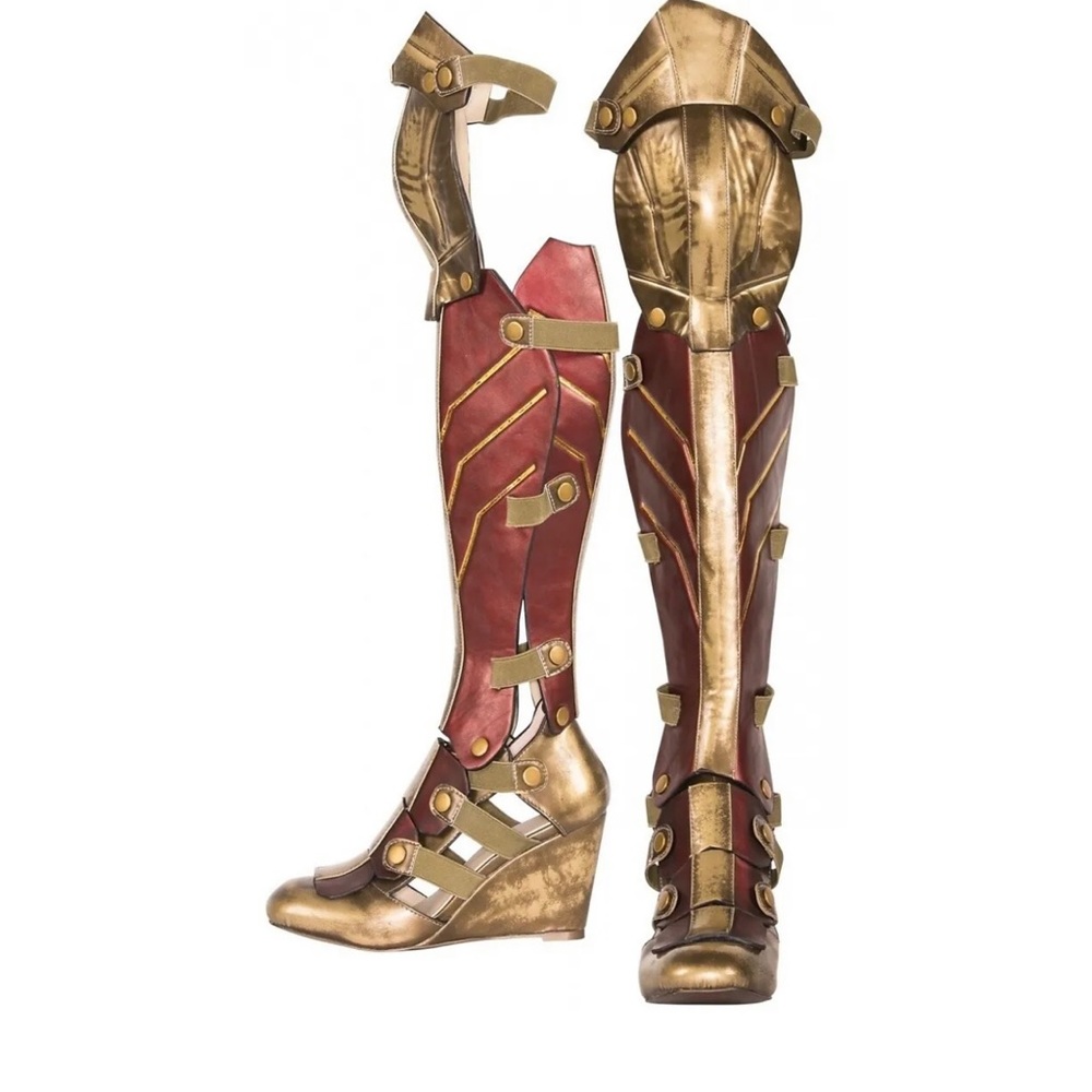 DC Wonder Woman Boots Rubies- Original / rare Halloween costume cosplay